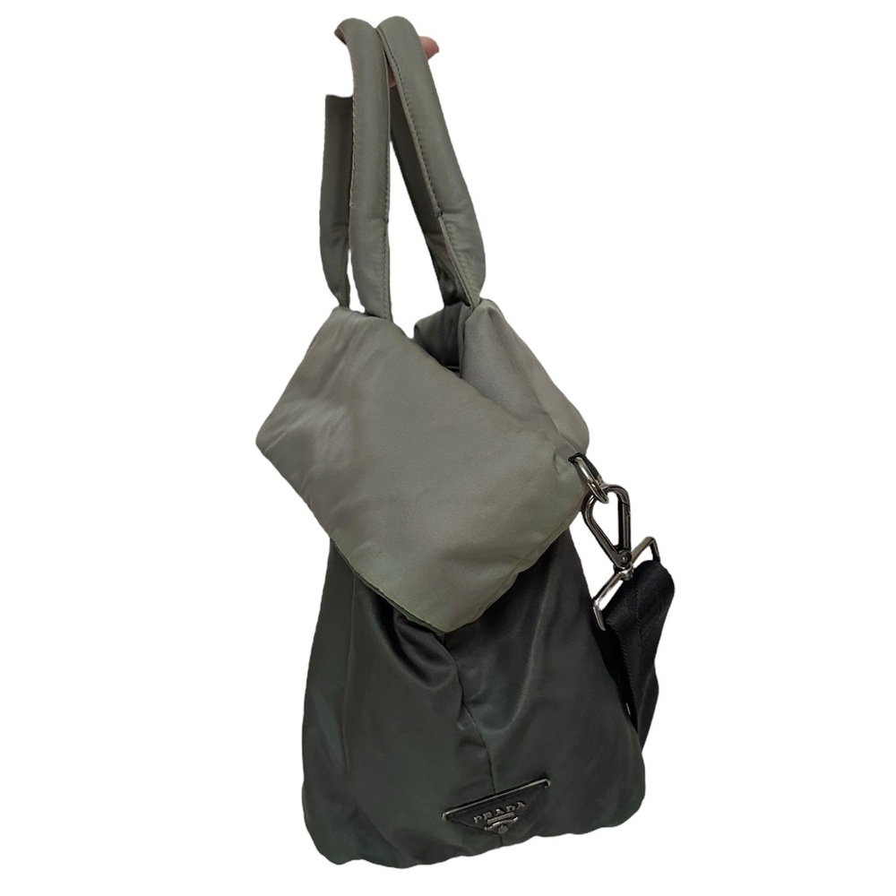 Prada Gray Messenger Bag with Adjustable Strap - Picture 5 of 14